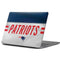 NFL New England Patriots White Striped Apple MacBook Pro 13-inch Skin