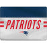 NFL New England Patriots White Striped MacBook Pro 14in (2021-24) Skin