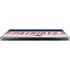 NFL New England Patriots White Striped MacBook Pro 14in (2021-24) Skin