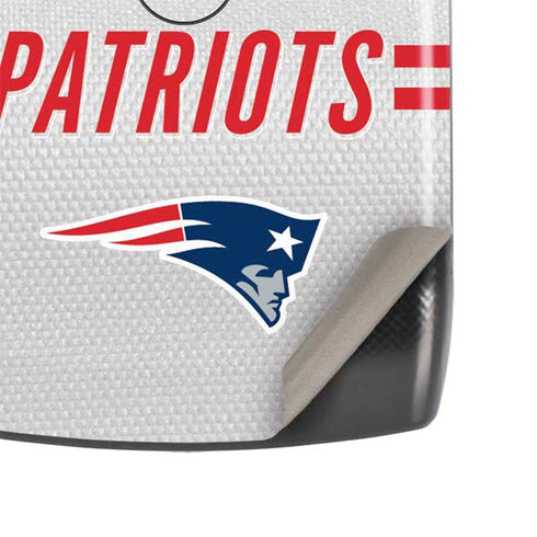 NFL New England Patriots White Striped Motorola RAZR Skin
