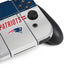 NFL New England Patriots White Striped Nintendo Switch OLED (2021) Skin