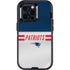 NFL New England Patriots White Striped Otterbox Defender iPhone Skin