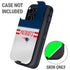 NFL New England Patriots White Striped Otterbox Defender iPhone Skin