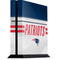 NFL New England Patriots White Striped PS4 Console Skin