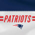 NFL New England Patriots White Striped PS4 Controller Skin