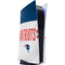 NFL New England Patriots White Striped PS5 Console Skin