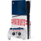 NFL New England Patriots White Striped PS5 Slim Disk Bundle Skin