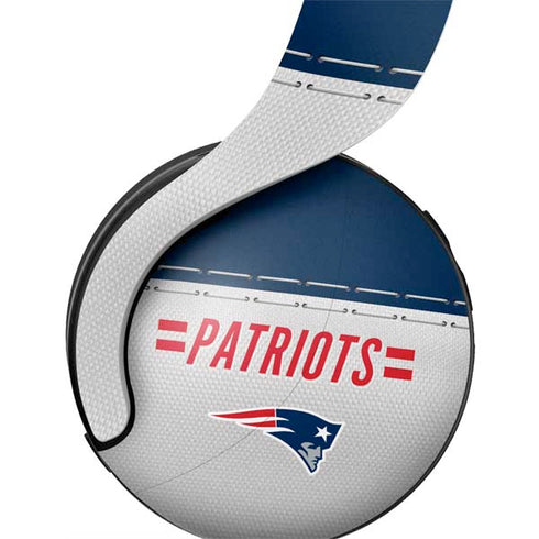 NFL New England Patriots White Striped PULSE 3D Wireless Headset for PS5 Skin