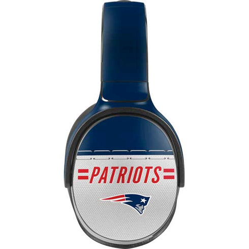 NFL New England Patriots White Striped Skullcandy Venue Skin