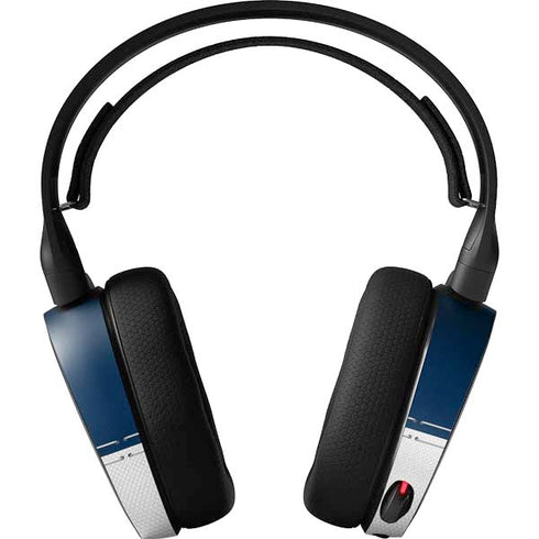 NFL New England Patriots White Striped SteelSeries Arctis 5 Skin