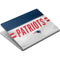 NFL New England Patriots White Striped Surface Book Skin