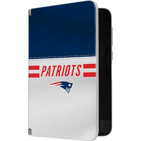 NFL New England Patriots White Striped Surface Duo Skin