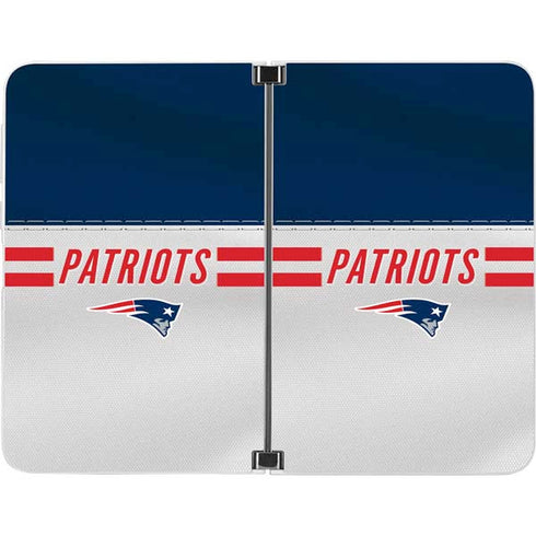 NFL New England Patriots White Striped Surface Duo Skin
