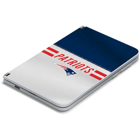 NFL New England Patriots White Striped Surface Duo Skin