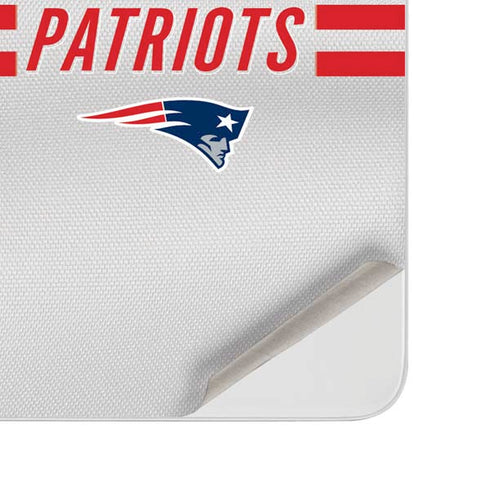 NFL New England Patriots White Striped Surface Duo Skin