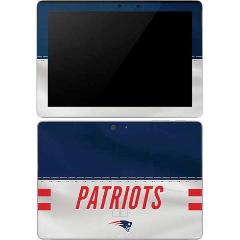 NFL New England Patriots White Striped Surface Go Skin