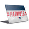 NFL New England Patriots White Striped Surface Laptop 2 Skin