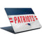 NFL New England Patriots White Striped Surface Laptop Skin