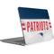 NFL New England Patriots White Striped Surface Laptop Studio Skin