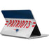 NFL New England Patriots White Striped Surface Laptop Studio Skin