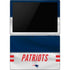 NFL New England Patriots White Striped Surface Pro 6 Skin