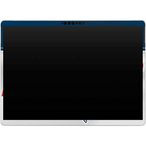 NFL New England Patriots White Striped Surface Pro 8 Skin