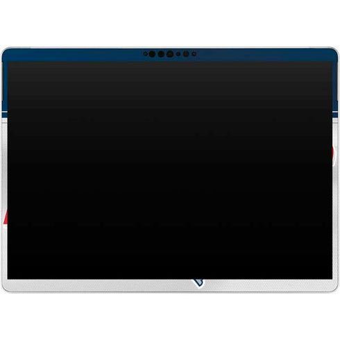 NFL New England Patriots White Striped Surface Pro 9 Skin