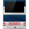 NFL New England Patriots White Striped Surface Pro Tablet Skin