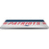 NFL New England Patriots White Striped Universal Laptop 15in (12.2 x 8.8in) Skin