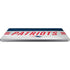 NFL New England Patriots White Striped Universal Laptop 18in (14.6 x 10.6in) Skin