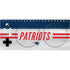 NFL New England Patriots White Striped Xbox Adaptive Controller Skin