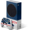 NFL New England Patriots White Striped Xbox Series S Skins