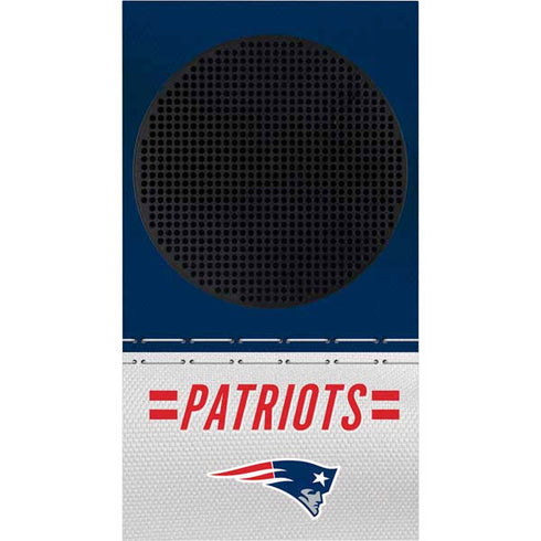 NFL New England Patriots White Striped Xbox Series S Skins
