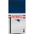 NFL New England Patriots White Striped Xbox Series X Console Skin