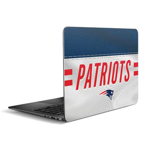 NFL New England Patriots White Striped Zenbook UX305FA 13.3in Skin