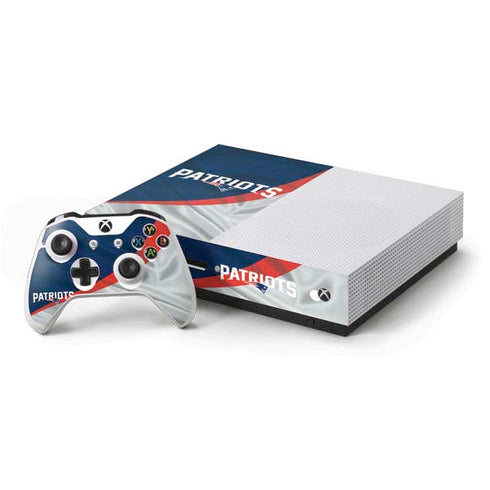 NFL New England Patriots Xbox One S Console and Controller Bundle Skin