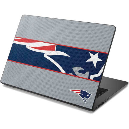 NFL New England Patriots Zone Block Dell Chromebook Skin