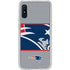 NFL New England Patriots Zone Block Galaxy A10e Clear Case