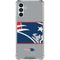 NFL New England Patriots Zone Block Galaxy A13 5G Clear Case