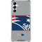NFL New England Patriots Zone Block Galaxy A14 5G Clear Case