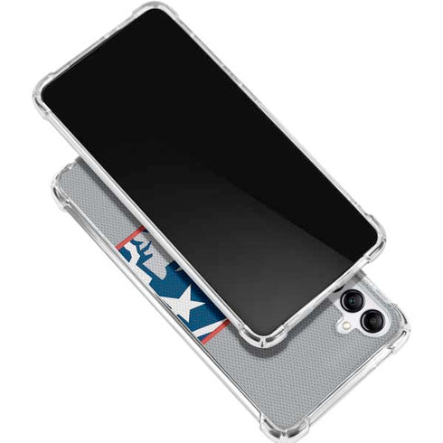 NFL New England Patriots Zone Block Galaxy A15 5G Clear Case