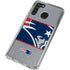 NFL New England Patriots Zone Block Galaxy A21 Clear Case