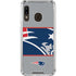 NFL New England Patriots Zone Block Galaxy A30 Clear Case