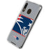 NFL New England Patriots Zone Block Galaxy A30 Clear Case