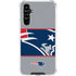NFL New England Patriots Zone Block Galaxy A54 5G Clear Case