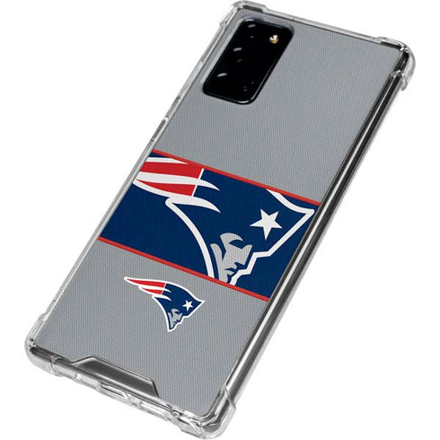 NFL New England Patriots Zone Block Galaxy Note20 5G Clear Case