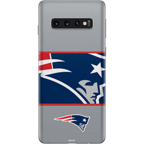 NFL New England Patriots Zone Block Galaxy S10 Skin