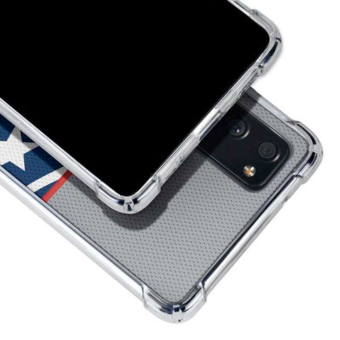 NFL New England Patriots Zone Block Galaxy S20 FE Clear Case