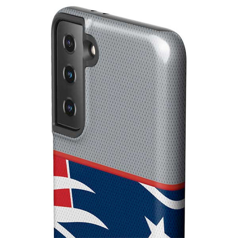NFL New England Patriots Zone Block Galaxy S21 FE Pro Case