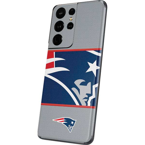NFL New England Patriots Zone Block Galaxy S21 Ultra 5G Skin